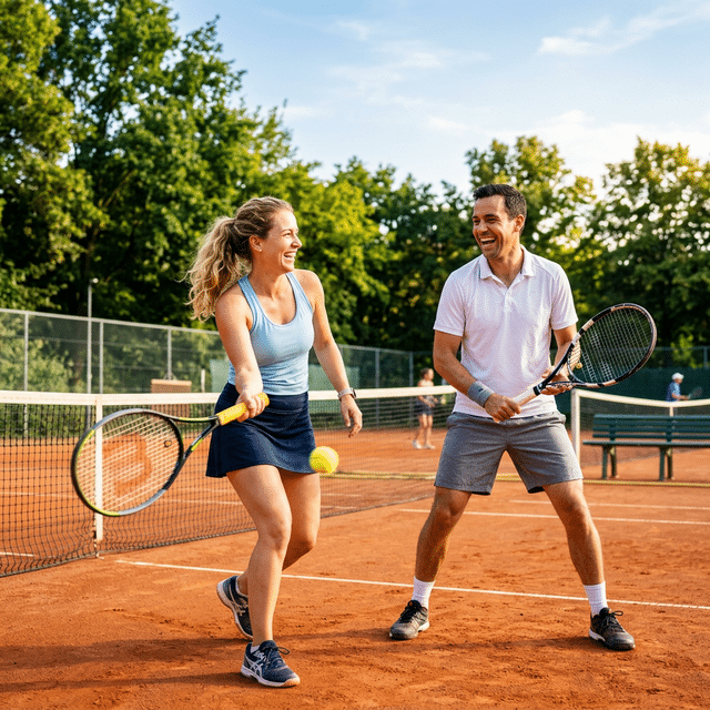 Couple Tennis
